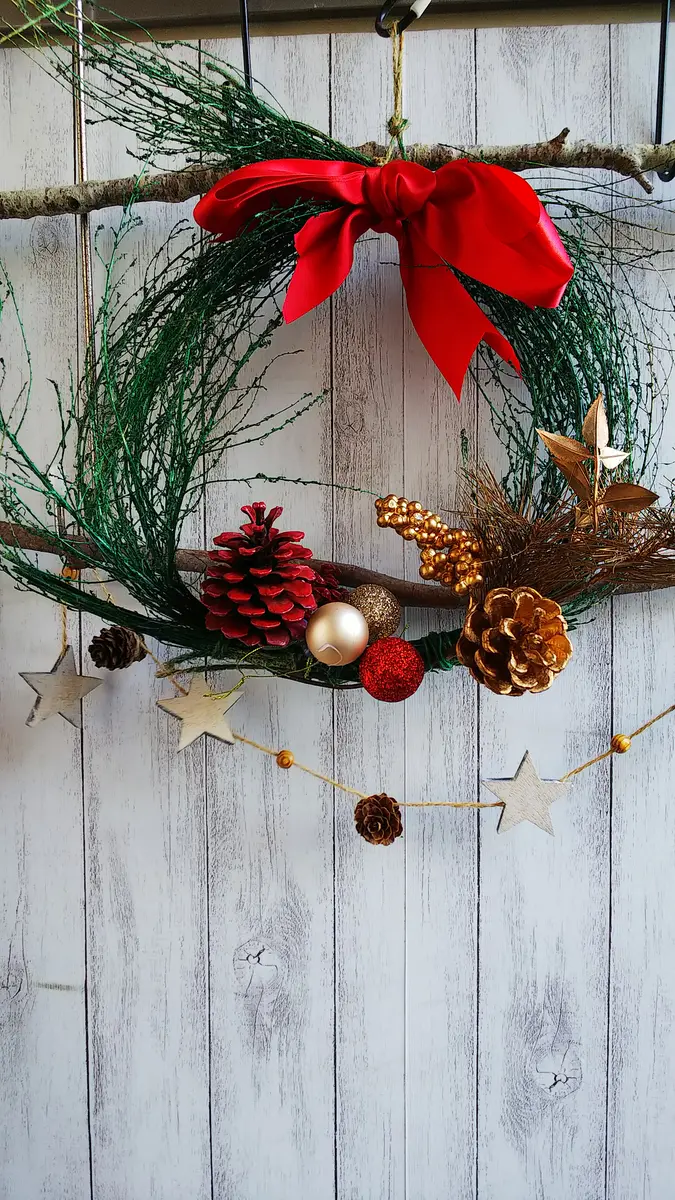 2020・12月コキアのクリスマスリース「玄関ポーチ」のアルバム