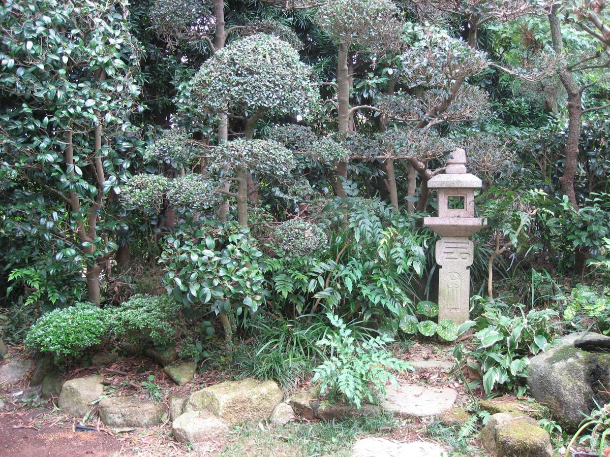 奥庭の織部灯篭です。「自宅の庭」のアルバム-みんなの趣味の園芸68409
