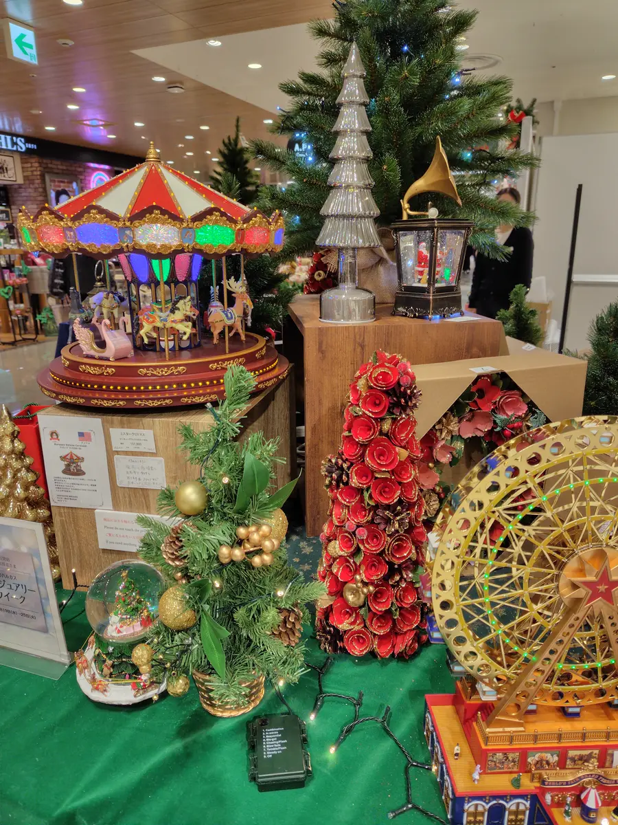 ハルカス店内クリスマス用品売り場🎄🎅「ちょこちょこおでかけ編」の