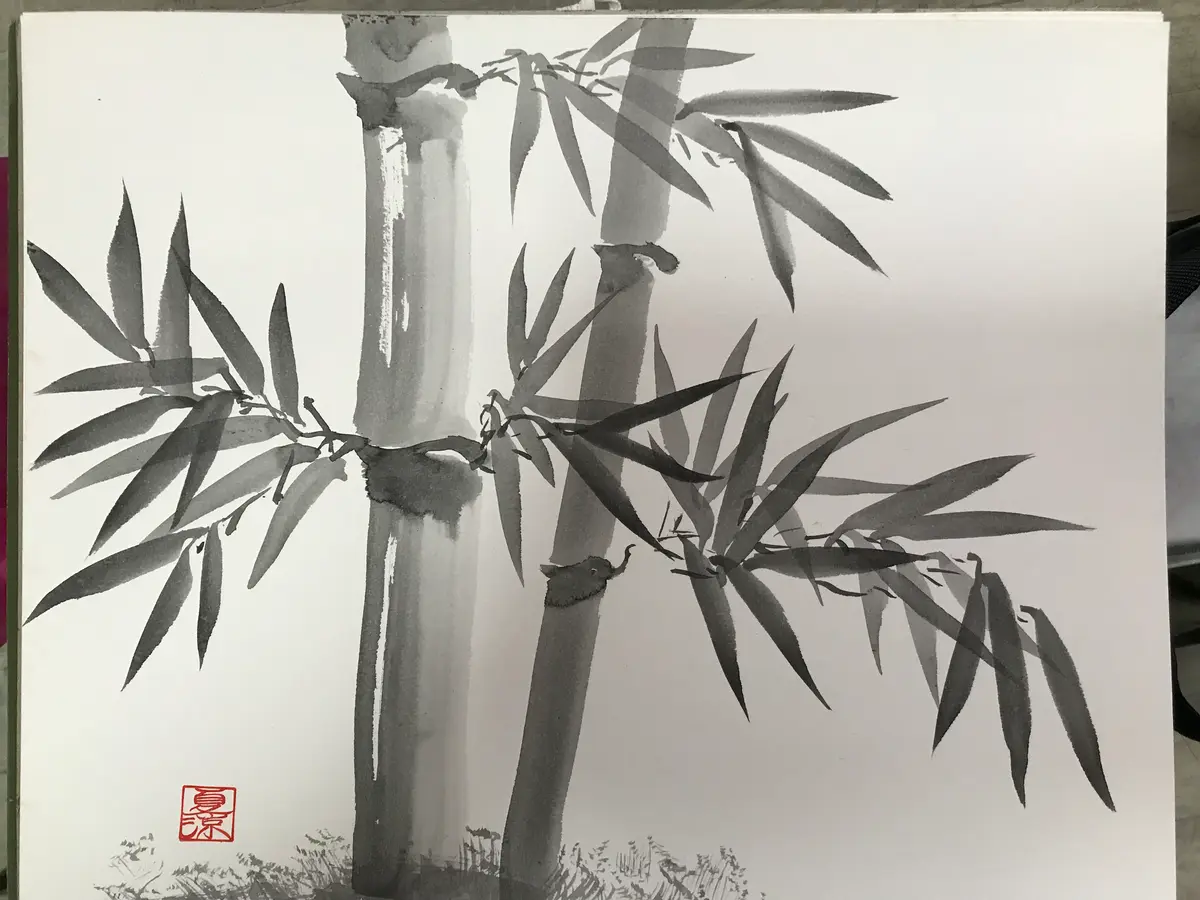 竹「夏涼 水墨画」のアルバム-みんなの趣味の園芸2712982
