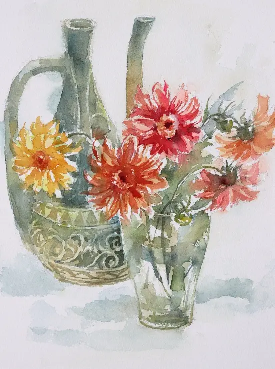 水彩画「小網代の森」 水彩画「小網代の森」