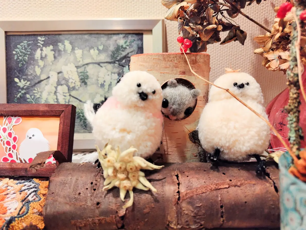 シマエナガのぬいぐるみ｜園芸日記byjictenko｜みんなの趣味の園芸