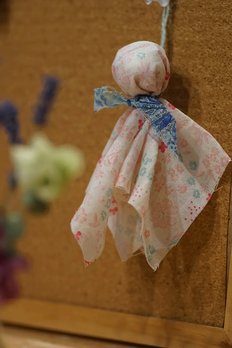 てるてるてる坊主サシェ』作ってみた！｜園芸日記byたまゆあ｜みんなの