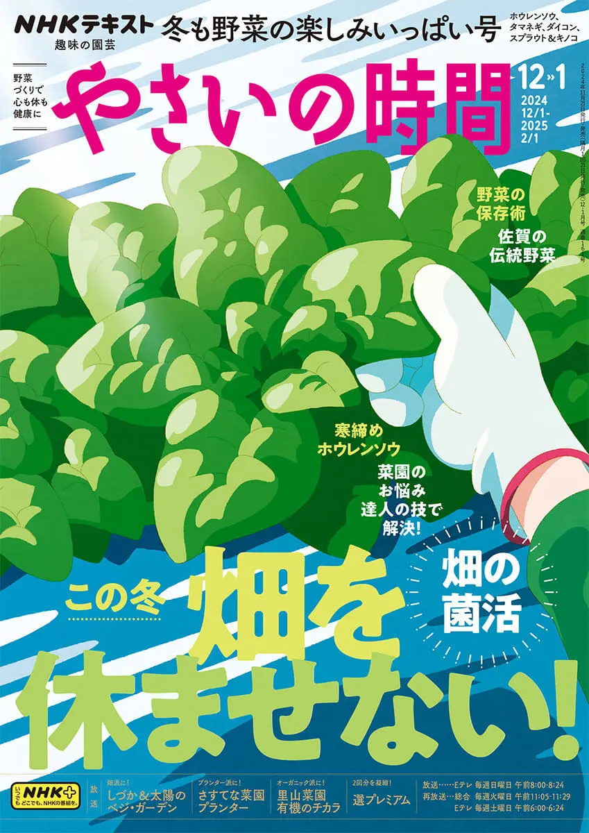趣味の園芸』12月号＆『やさいの時間』12・1月号発売！掲載