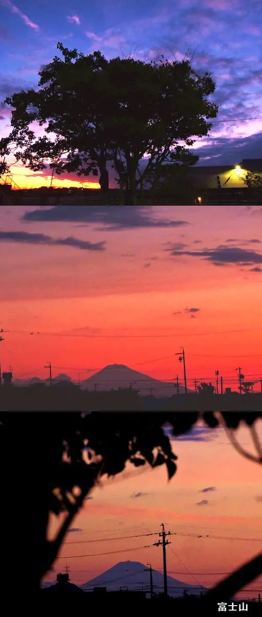 夕焼けの遠景 千葉・木更津 江川海岸の夕景 #江川海岸 #夕焼け #夕日 #海中