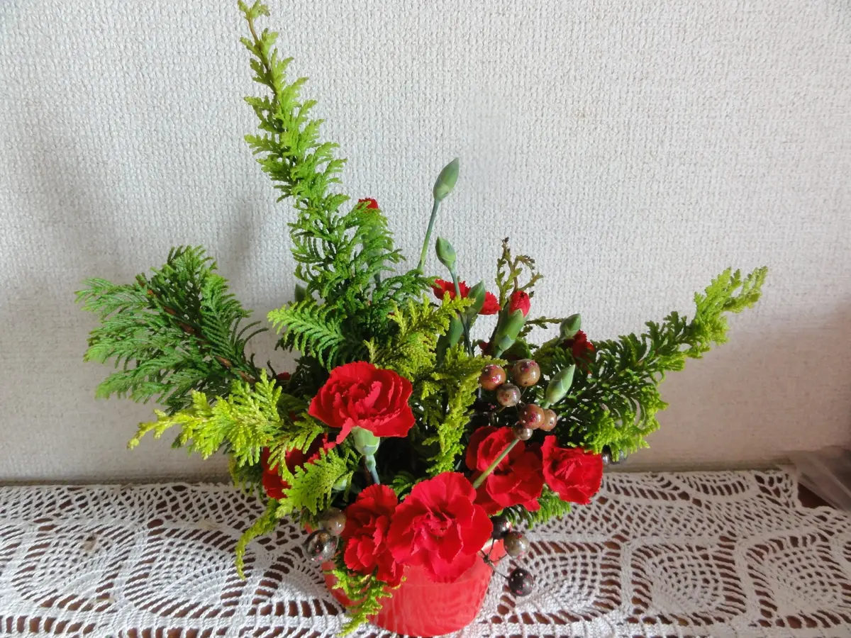 11月のフラワーアレンジ / カトレア / 菊｜園芸日記byみちよ｜みんなの  