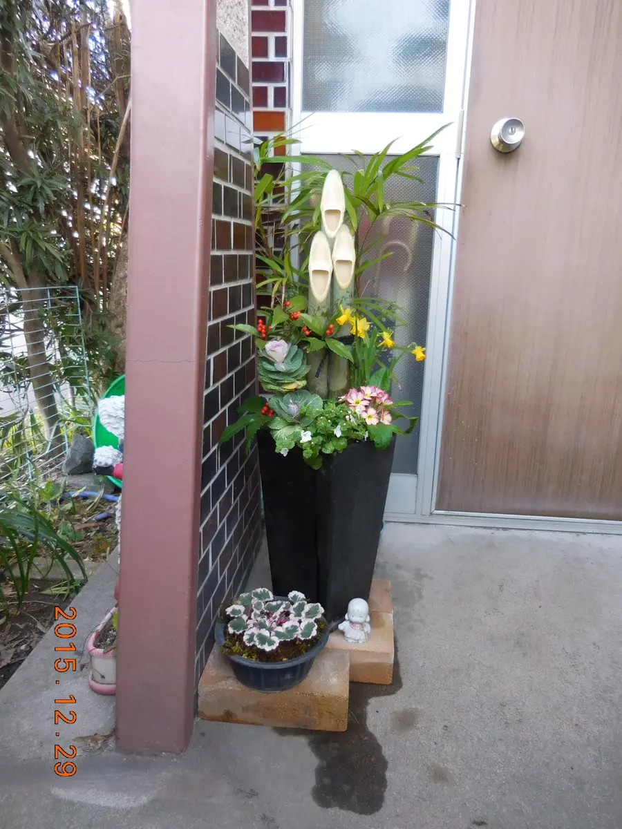 門松風寄せ植え、やってみました～。｜園芸日記byつばきやま｜みんなの