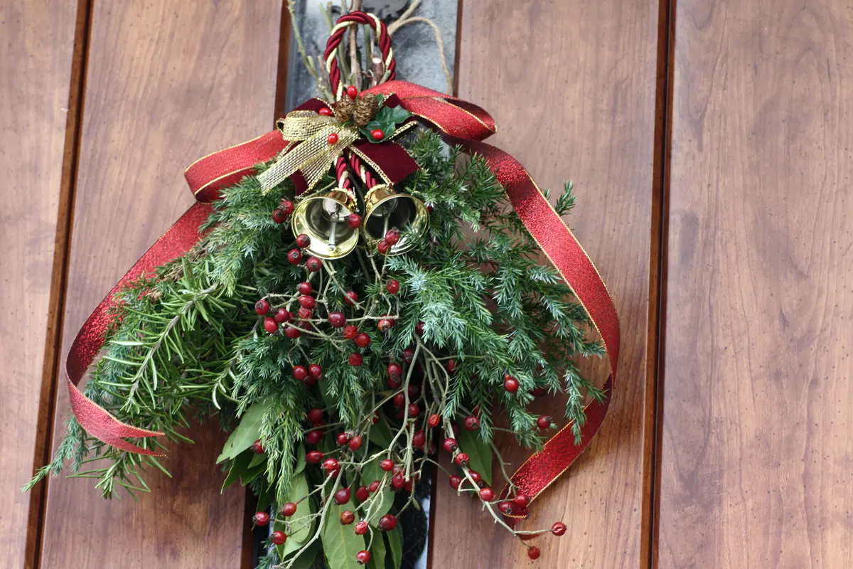 クリスマスリース、スワッグをつくりました｜園芸日記by英（はな）の