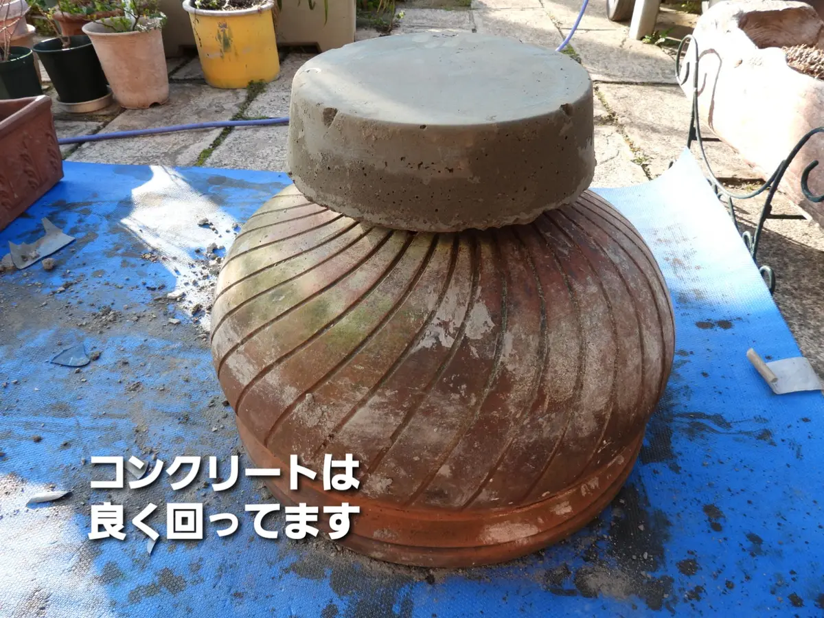 大鉢の修理(完成編)｜園芸日記bymurachan｜みんなの趣味の園芸