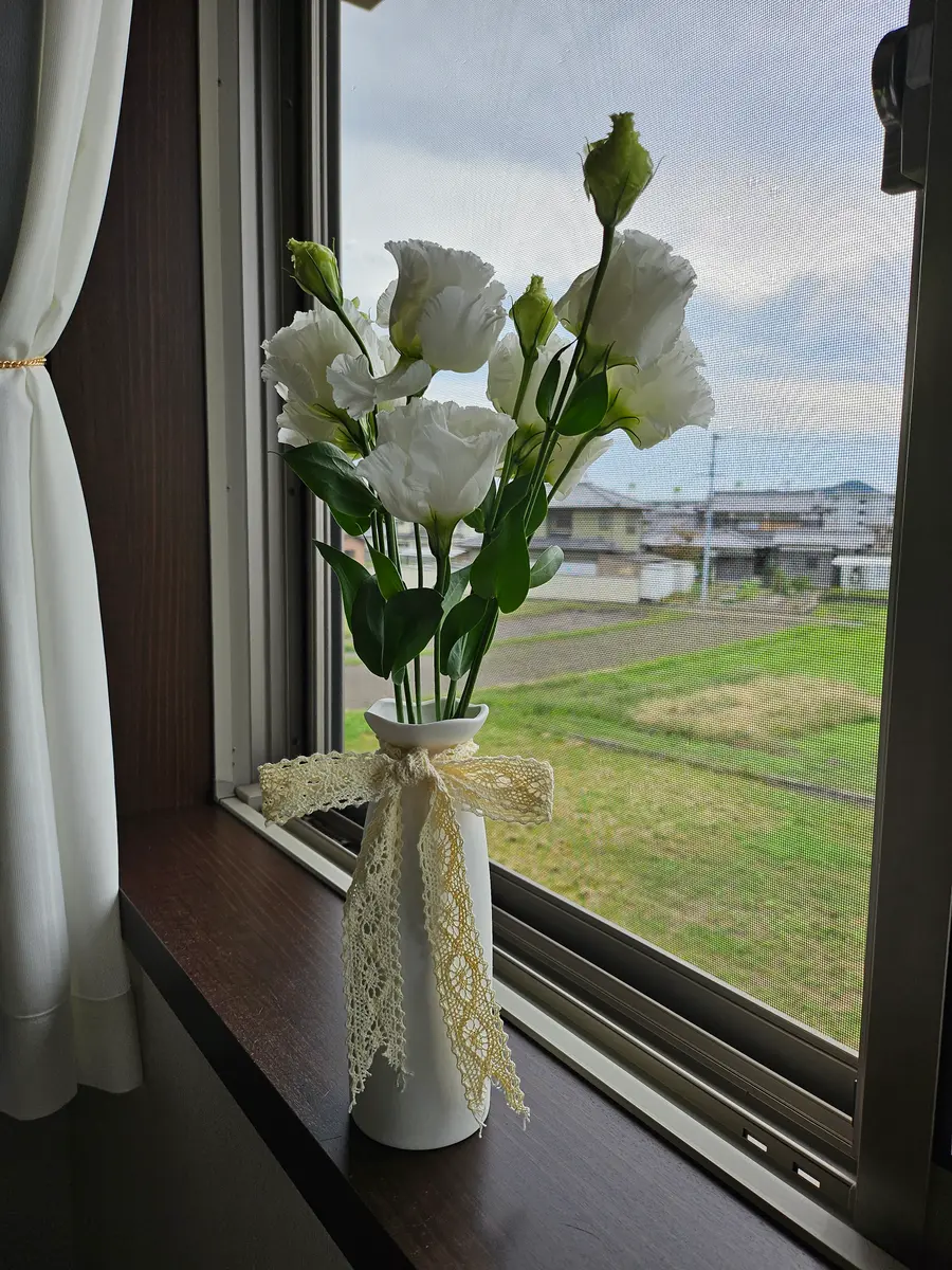 この可愛らしい白いお花の名前は何といいますか？買う際にお店