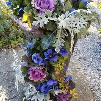 天然素材で芸術作品の手作り植木鉢・綱木紋（つなきもん