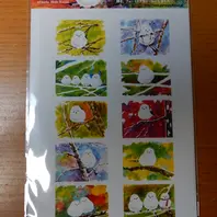 頂きました♪金井英明さんの作品。「私が撮ったシマエナガちゃん写真集