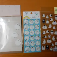頂きました♪金井英明さんの作品。「私が撮ったシマエナガちゃん写真集