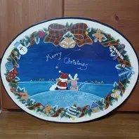 トールペイントのデザインの📚を参考に「クリスマス🎄🎅」の